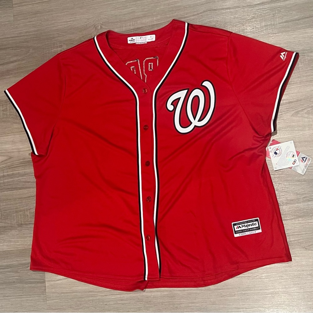 Women’s Majestic Washington Nationals Bryce Harper Jersey Red
